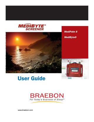 MediByte MedPalm 8 User Guide