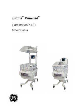 Giraffe OmniBed Carestation CS1 Service Manual Rev J