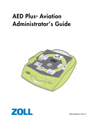 AED Plus Aviation Administrator's Guide Rev E 