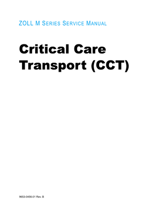 M Series Service Manual Critical Care Transport Rev B
