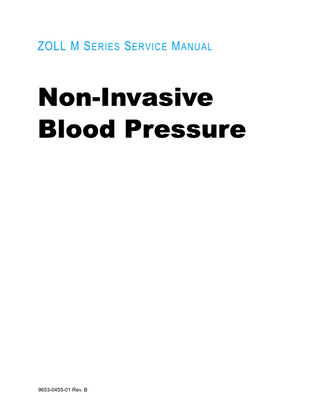 M Series Service Manual Non-Invasive Blood Pressure Rev B