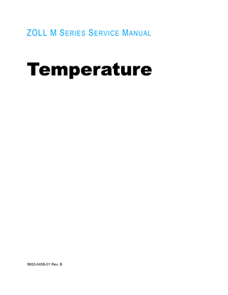 M Series Service Manual Temperature Rev B 