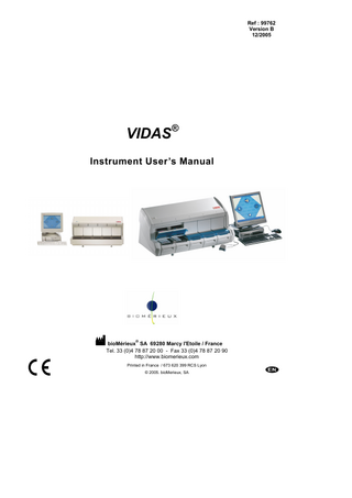 VIDAS Users Manual Ver B Dec 2005