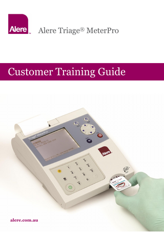 Triage MeterPro Customer Training Guide