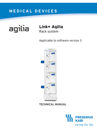 Link+ Agilia Rack System Technical Manual SW Ver 3 Nov 2017