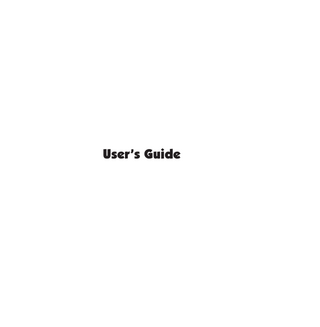 MiniMed model 530 Users Guide July 2003