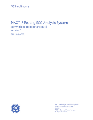 MAC 7 Network Installation Manual Rev B July 2020