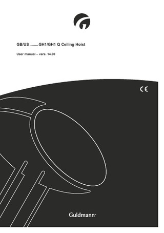 GB/US... GH1/GH1 Q Ceiling Hoist User manual – vers. 14.00  1  
