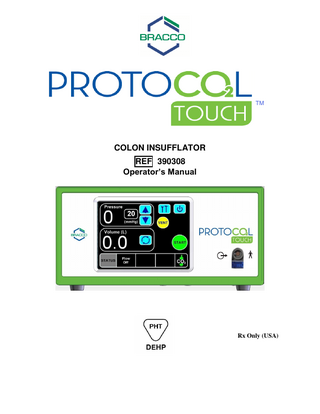 PROTOCO2L TOUCH Operators Manual REF 390308 May 2013