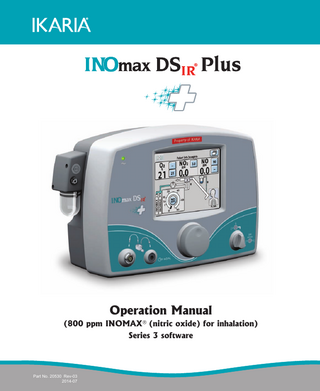 INOmaxDS IR Plus Operation Manual Rev 03 July 2014