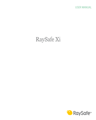 RaySafe Xi User Manual Rev M Oct 2015