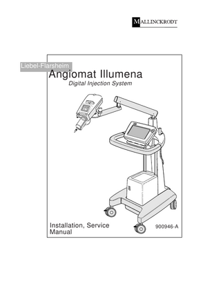 Angiomat Illumena Installation and Service Manual May 2000