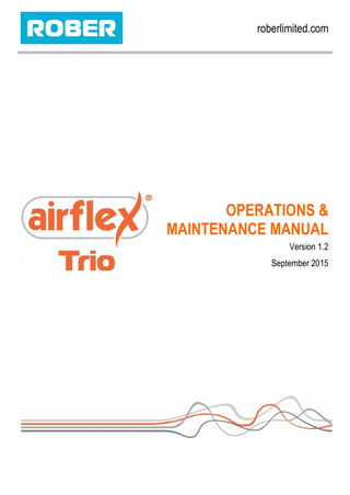 airflex Trio Operations and Maintenance Manual Ver 1.2 Sept 2015