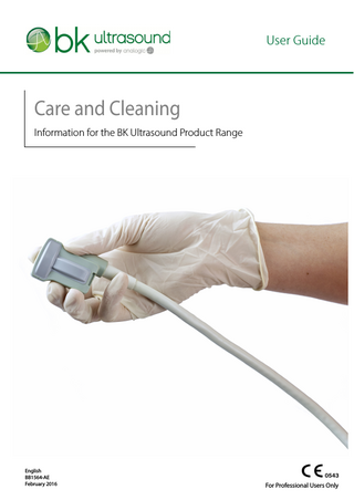 Care and Cleaning User Guide Feb 2016