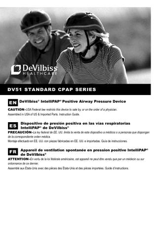 IntelliPAP Model DV5 Series Instruction Guide Rev D