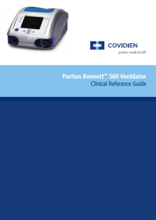 560 Clinical Reference Guide April 2010