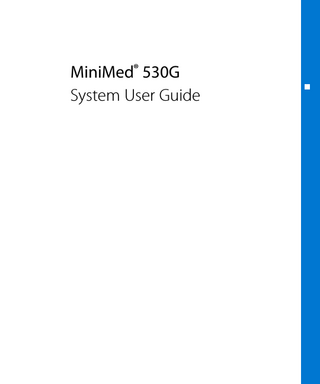 MiniMed 530G System User Guide