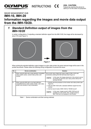 IMH-10 and 20 IMAGE MANAGEMENT HUB Instructions Feb 2012