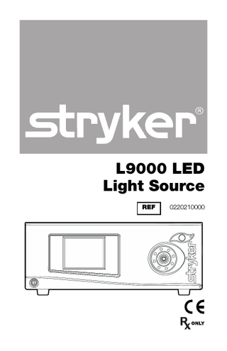 L9000 LED Light Source User Guide Rev E Feb 2013