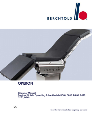 OPERON D800 and D700 series Operator Manual Sept 2019
