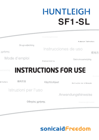 SF1-SL Instructions for Use 2013
