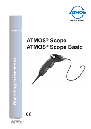 ATMOS Scope Basic REF 950 0330 B Operating Instructions Ver 16 Jan 2016