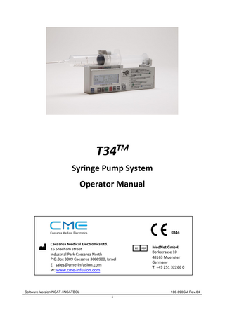 T34 Operator Manual Sw Ver NCAT - NCATBOL Rev 04
