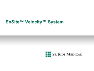 EnSite™ Velocity™ System  