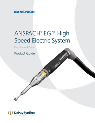 EG1 High Speed Electric System Product Guide