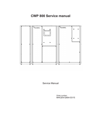 CWP 800 Service Manual May 2015