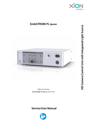 EndoSTROBE PL Spectar 329 131 001 Service-User Manual Aug 2017