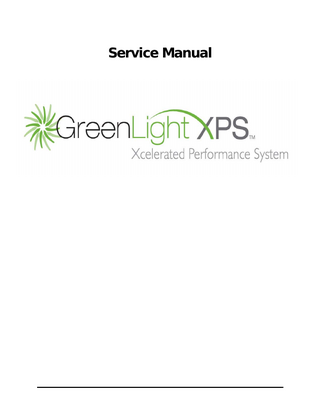 Greenlight XPS Service Manual Rev A
