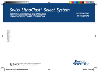 LithoClast Select System Reprocessing Instructions May 2015