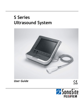 S Series Ultrasound System User Guide June 2019 