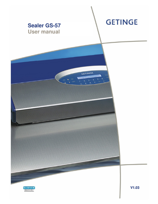 Sealer GS-57 User manual  V1.03  