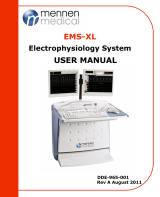 EMS-XL User Manual Rev A Aug 2011