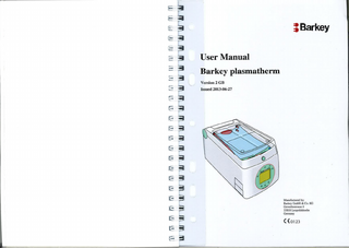 Barkey Plasmatherm User Manual Ver 2 GB June 2013