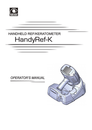 HandyRef-K Operators Manual March 2015