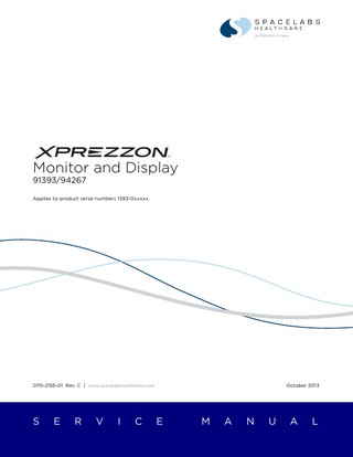 XPREZZON 91393/94267 Service Manual Oct 2013