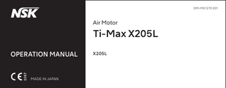 Ti-Max X205L Air Motor Operation Manual Oct 2021