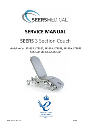 SEERS 3 ST3xxx series Service Manual Issue 1