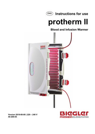 protherm II Instructions for Use Aug 2019