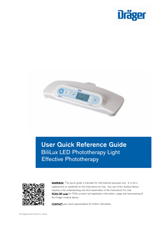BiliLux User Quick Reference Guide June 2020