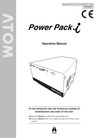 Power Pack i Operation Manual Jan 2012