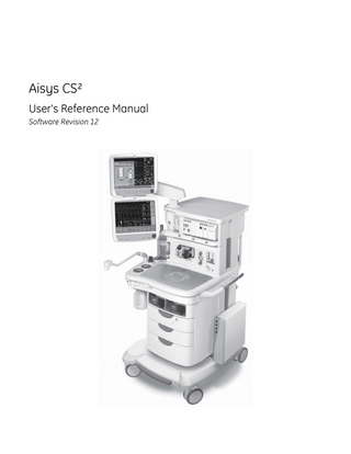 Aisys CS² Users Reference Manual Sw Rev 12 May 2019