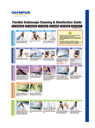 Flexible Endoscope Cleaning and Disinfection Guide
