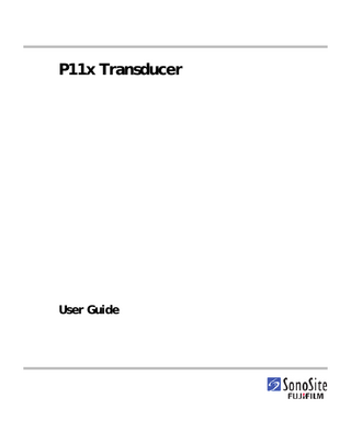 P11x Transducer  User Guide  