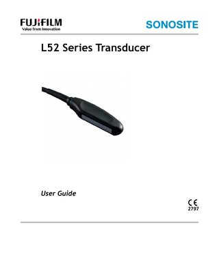L52 Series Transducer  User Guide  