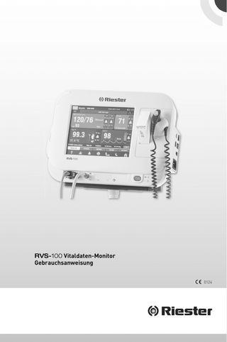 RVS-100 Vitaldaten-Monitor Gebrauchsanweisung 0124  