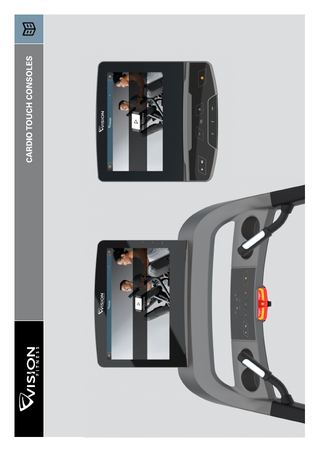VISION FITNESS Cardio Touch Consoles Models T600E, S700E, S600E, U600E and R600E Rev 1D Console Owners Guide 2020